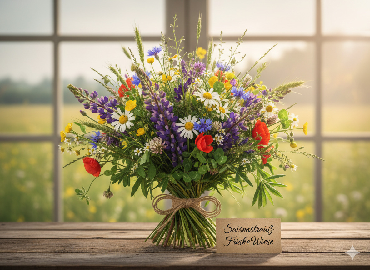 Saisonstrauß Frische Wiese